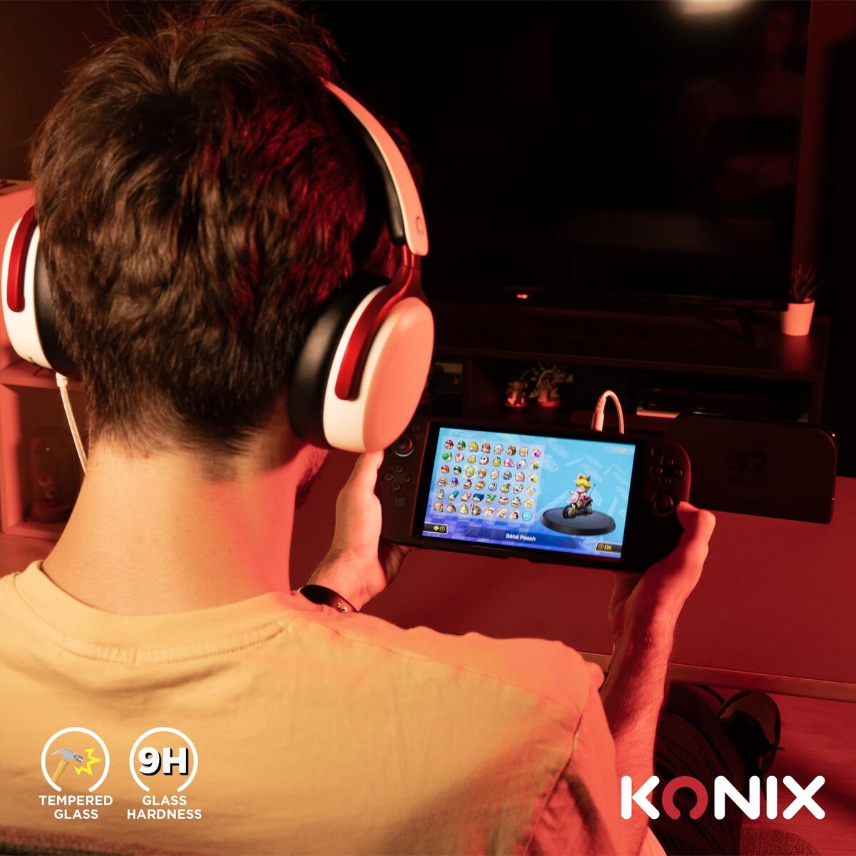 Folie de Ecran pentru Nintendo Switch 2 KONIX - Electronică, Joc video