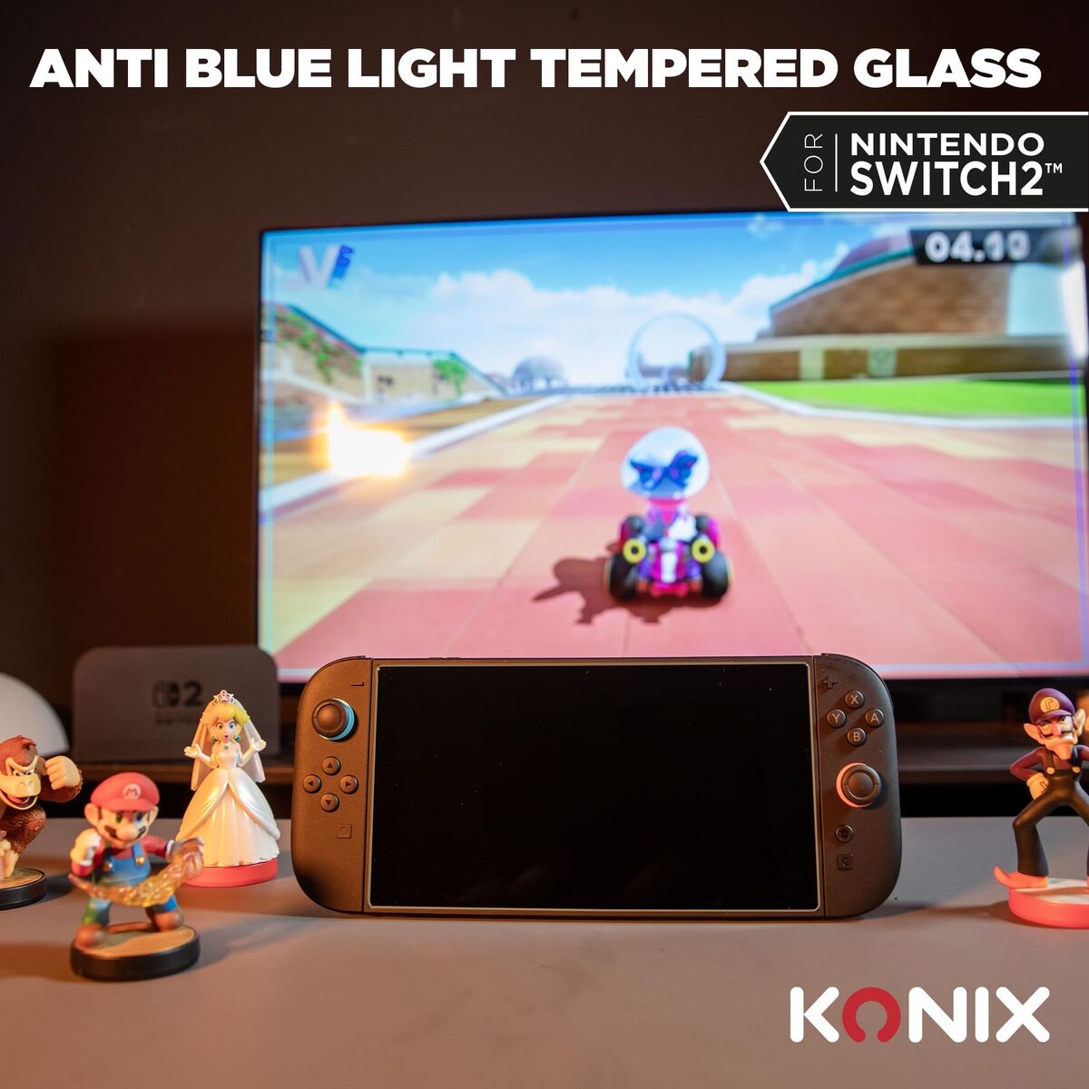 Folie de Ecran pentru Nintendo Switch 2 KONIX - Electronică, Joc video