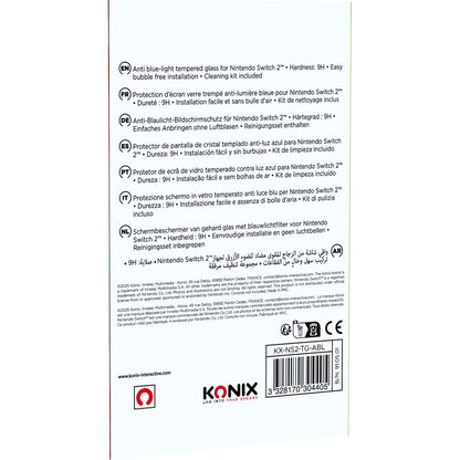Folie de Ecran pentru Nintendo Switch 2 KONIX - Electronică, Joc video