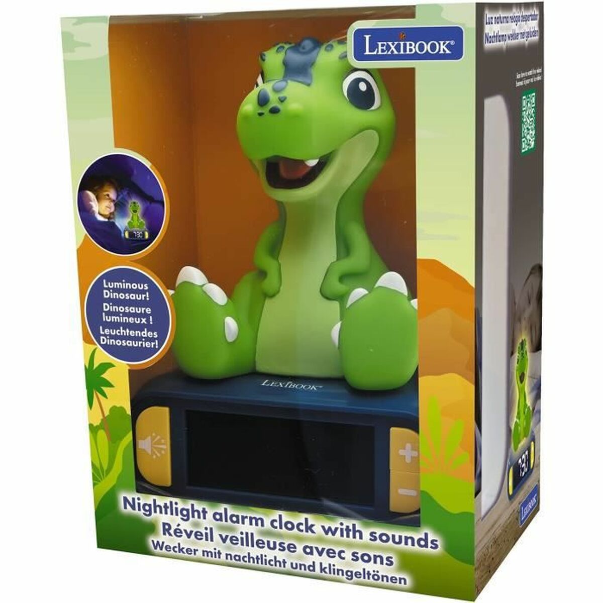 Ceas Deșteptător Lexibook Dinosaur - Jucarii si jocuri, Jucării electronice