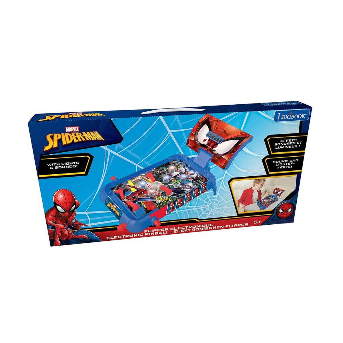 Flipper Lexibook Spiderman Electronic - Jucarii si jocuri, Jocuri și accesorii