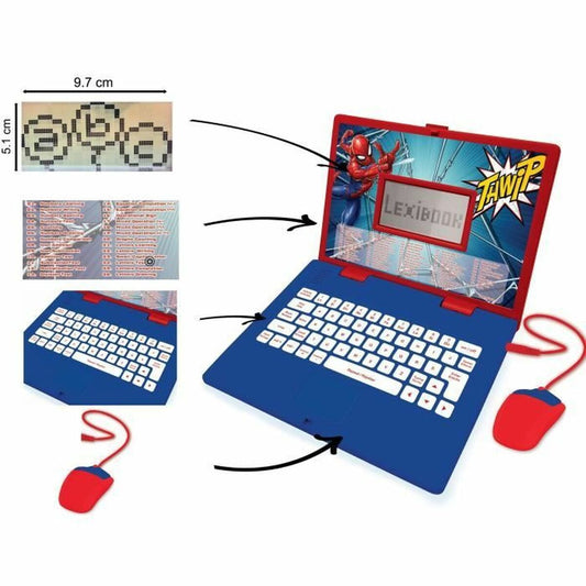 Laptop Lexibook SPIDER-MAN (FR / EN) Engleză - Jucarii si jocuri, Jucării electronice