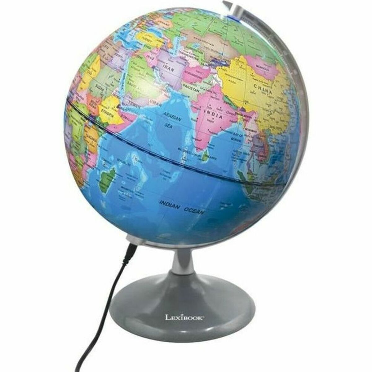 Glob Pământesc Iluminat Lexibook Luminous Day & Night Globe (EN) - Birou și papetărie, Material școlar și educațional