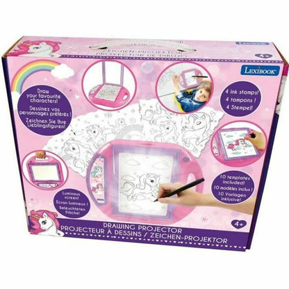 Set pentru desen Lexibook Unicorn Drawing Projector - Jucarii si jocuri, Activități creative