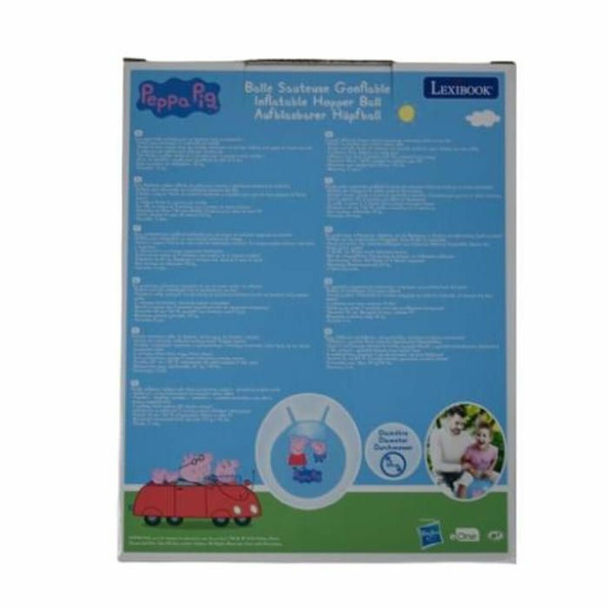 Mingea de sărituri Lexibook Peppa Pig 45 cm - Sport și în aer liber, Sporturi recreative