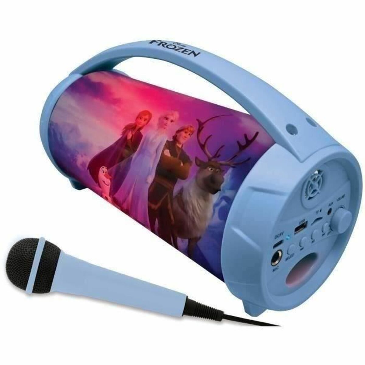 Difuzor Bluetooth cu Microfon Karaoke Lexibook Frozen - Jucarii si jocuri, Jucării electronice