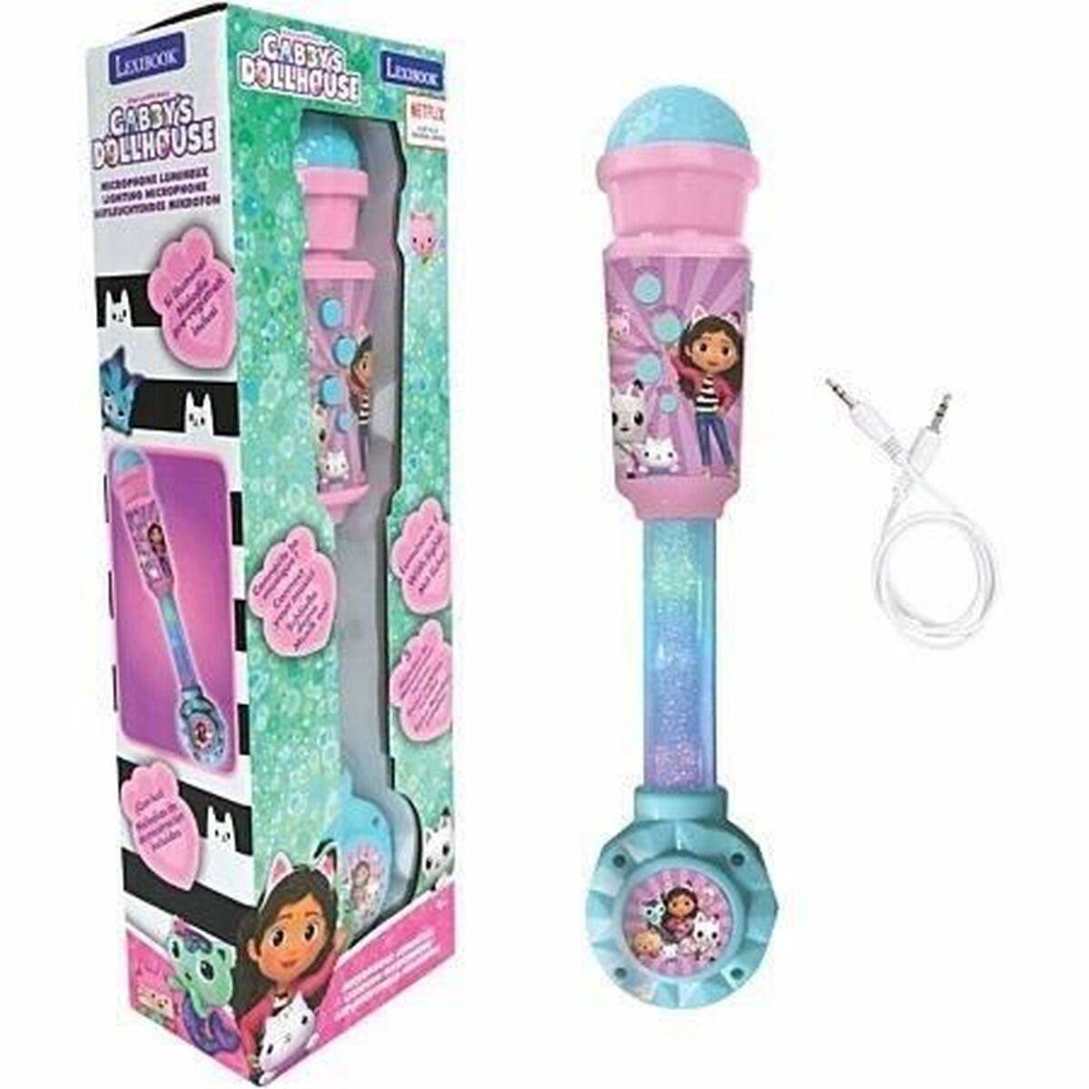 Microfon Karaoke Lexibook Gabby y la Casa Mágica - Jucarii si jocuri, Jucării electronice