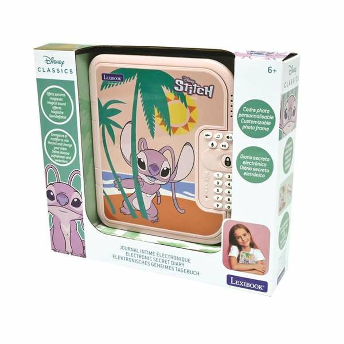 Jucărie interactivă Stitch Angel Roz Agendă - Jucarii si jocuri, Jucării electronice