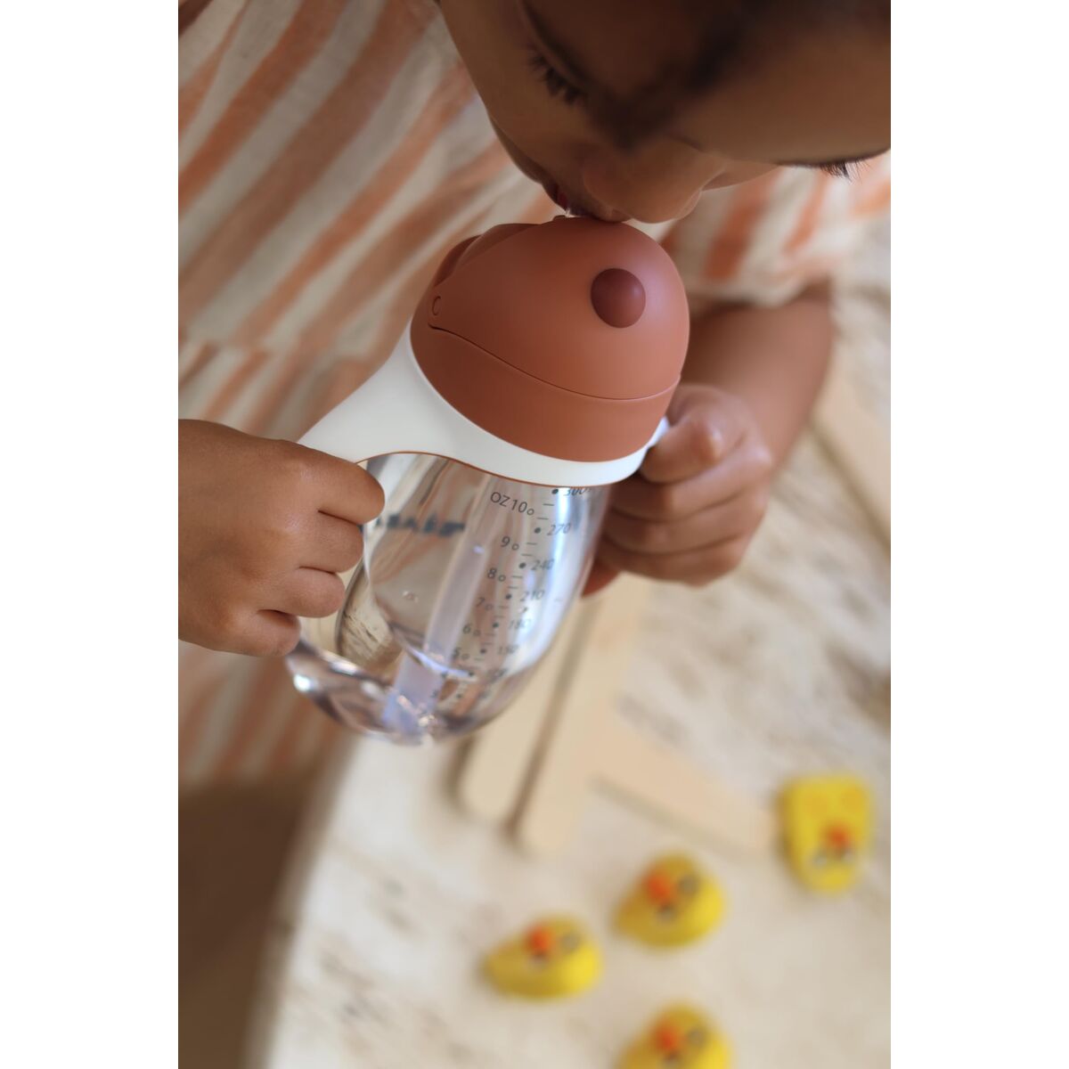 Paharul de învăţare Béaba Teracotă 300 ml - Bebelus, Alăptarea și hrănirea