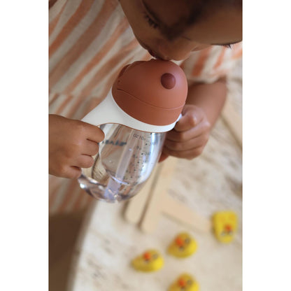 Paharul de învăţare Béaba Teracotă 300 ml - Bebelus, Alăptarea și hrănirea