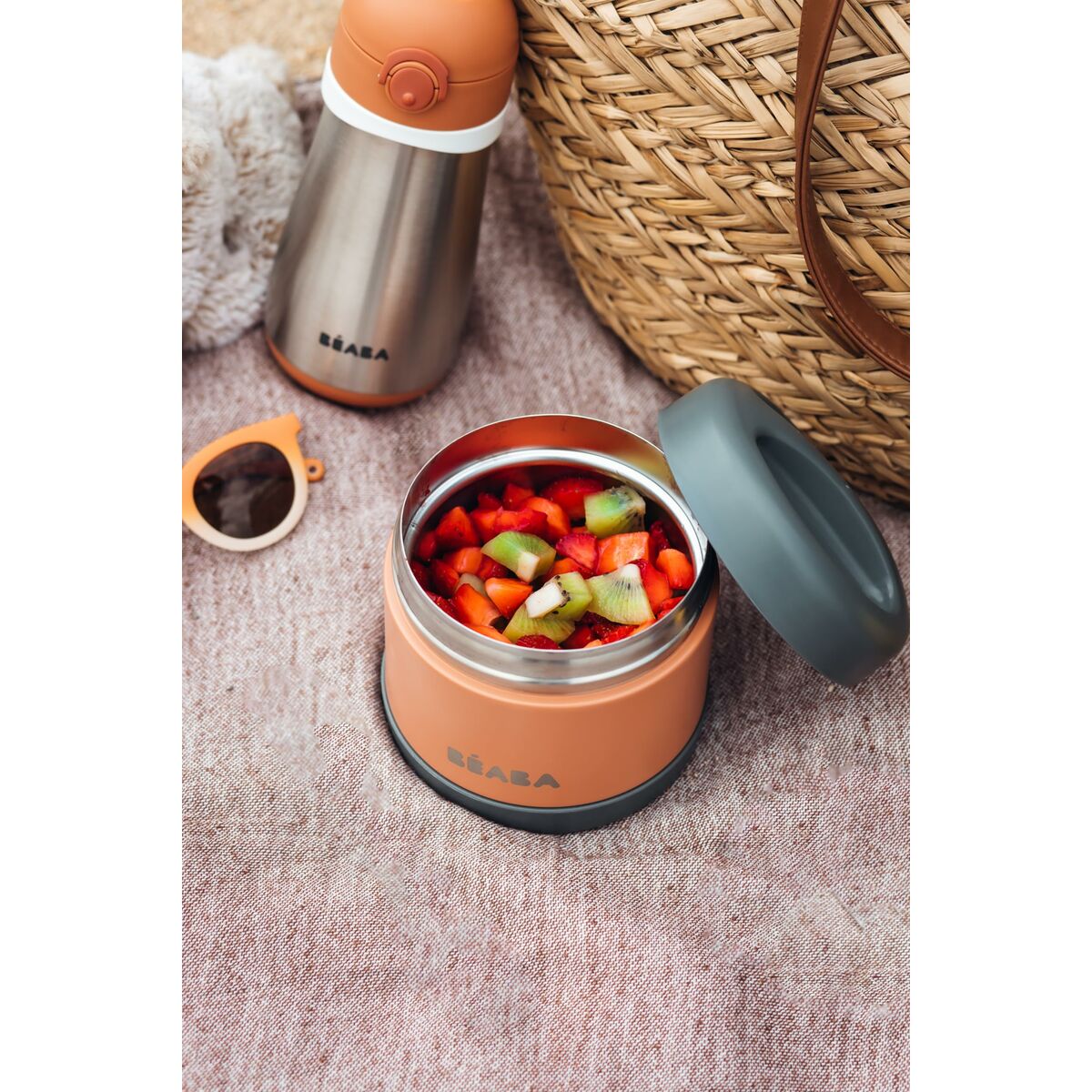 Termos pentru Bebeluș Béaba Portocaliu Oțel inoxidabil 500 ml - Bebelus, Alăptarea și hrănirea