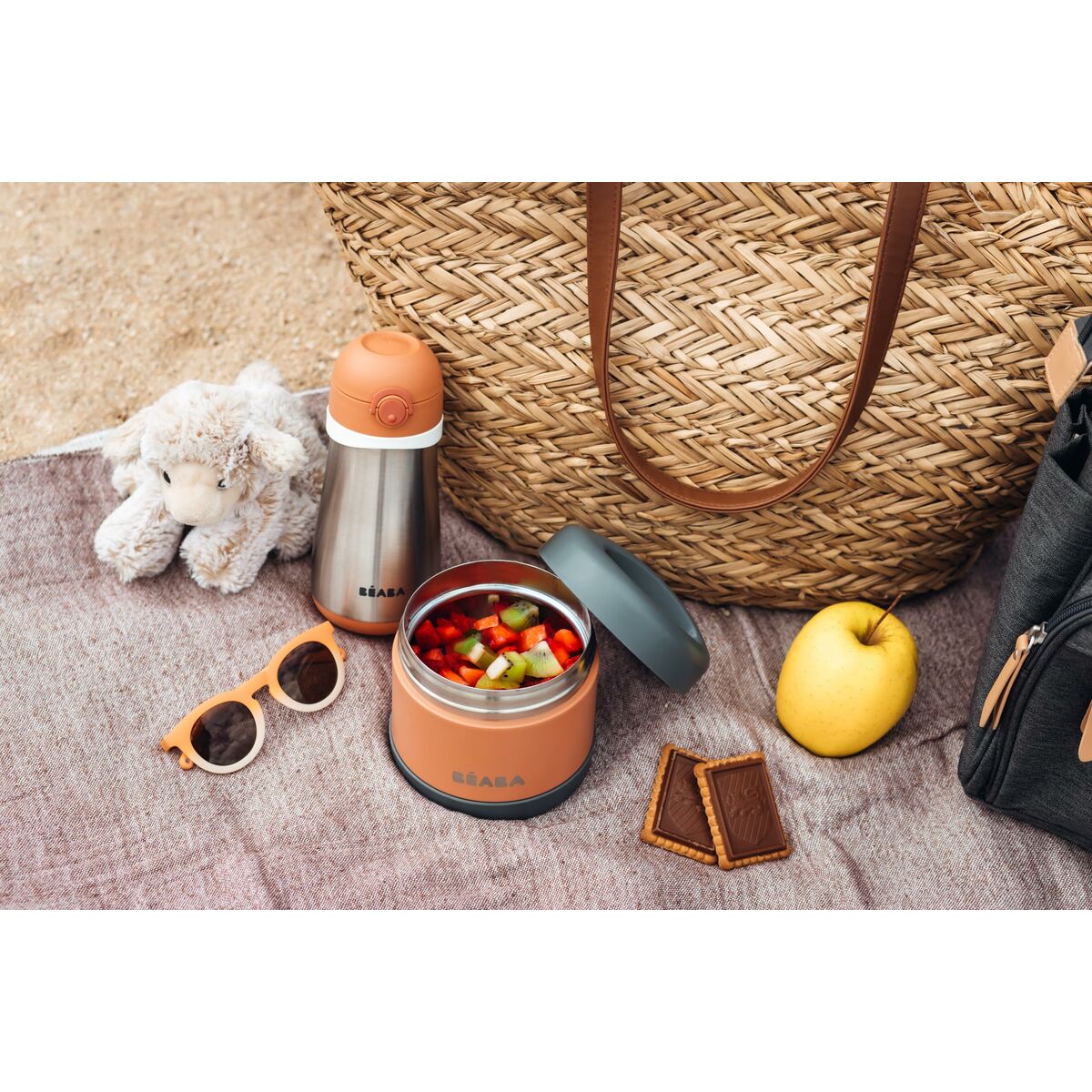 Termos pentru Bebeluș Béaba Portocaliu Oțel inoxidabil 500 ml - Bebelus, Alăptarea și hrănirea