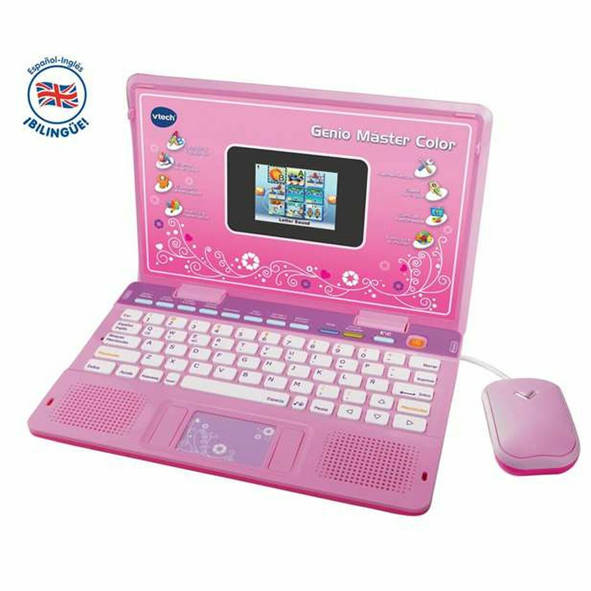 Laptop jucărie Vtech 80-133867-122 Roz - Jucarii si jocuri, Jucării electronice