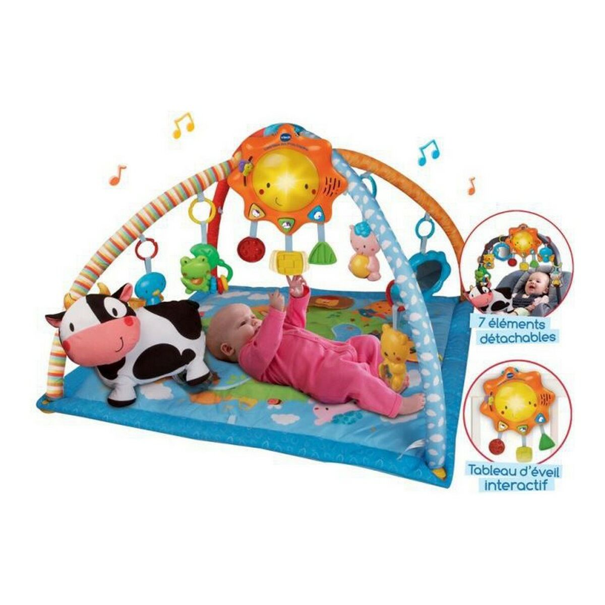 Loc de joacă Vtech Baby Lumi animale (80 x 80 cm) - Bebelus, Dormitor