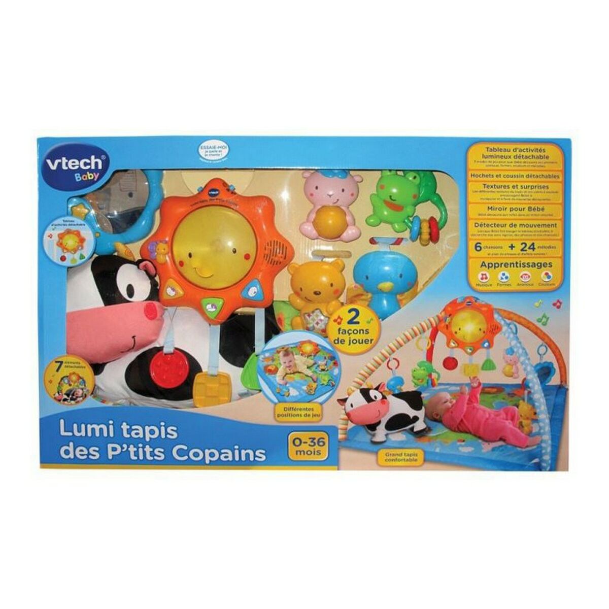 Loc de joacă Vtech Baby Lumi animale (80 x 80 cm) - Bebelus, Dormitor