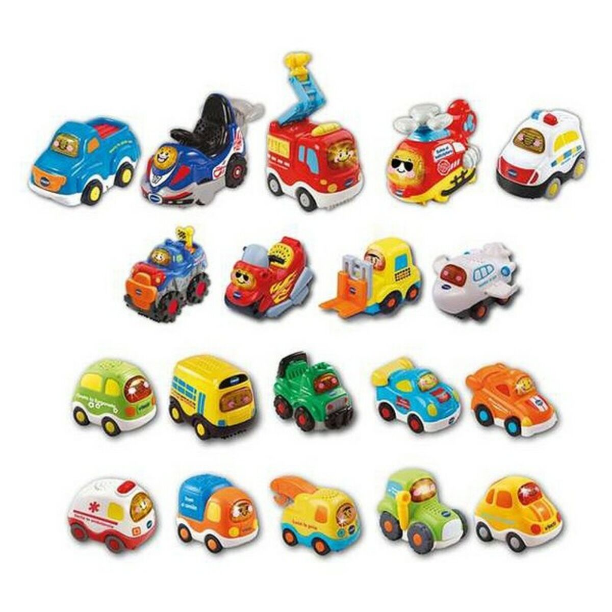 Vehicul Vtech Tut Tut 10 x 6 cm (ES) - Bebelus, Jucăriile copilăriei timpurii