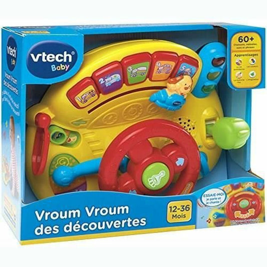 Jucărie muzicală Vtech Baby Vroum Vroum des découvertes Volan - Bebelus, Jucăriile copilăriei timpurii