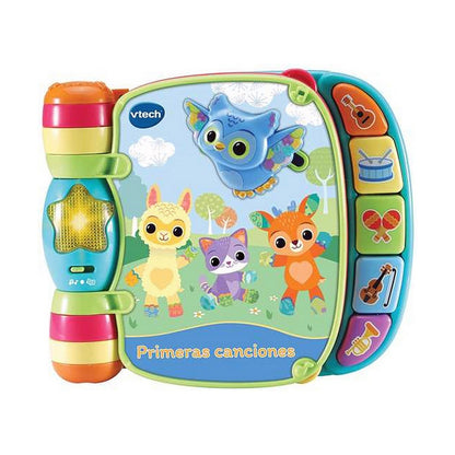 Jucărie pentru copii Vtech Libro musical primeras canciones. 19 x 22 x 4 cm - Bebelus, Jucăriile copilăriei timpurii