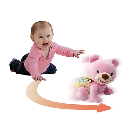 Jucărie de Pluș Vtech Baby Bear, 1,2,3 Follow Me Muzical Roz - Jucarii si jocuri, Jucării de pluș