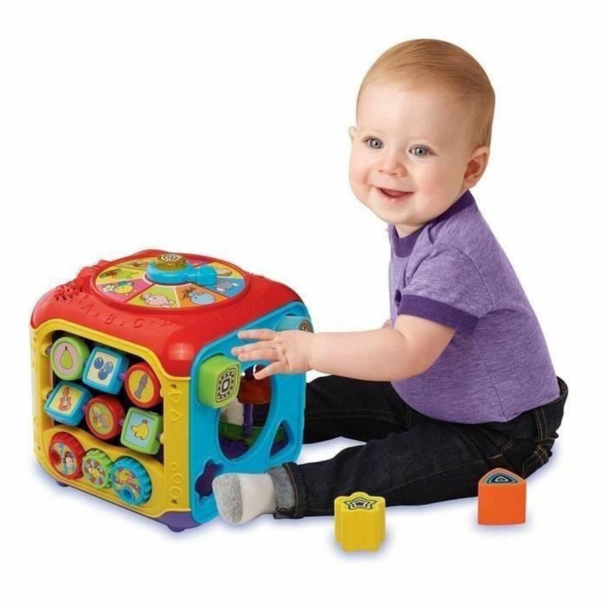 Jucărie interactivă pentru bebeluși Vtech Baby Super Cube of the Discoveries - Bebelus, Jucăriile copilăriei timpurii