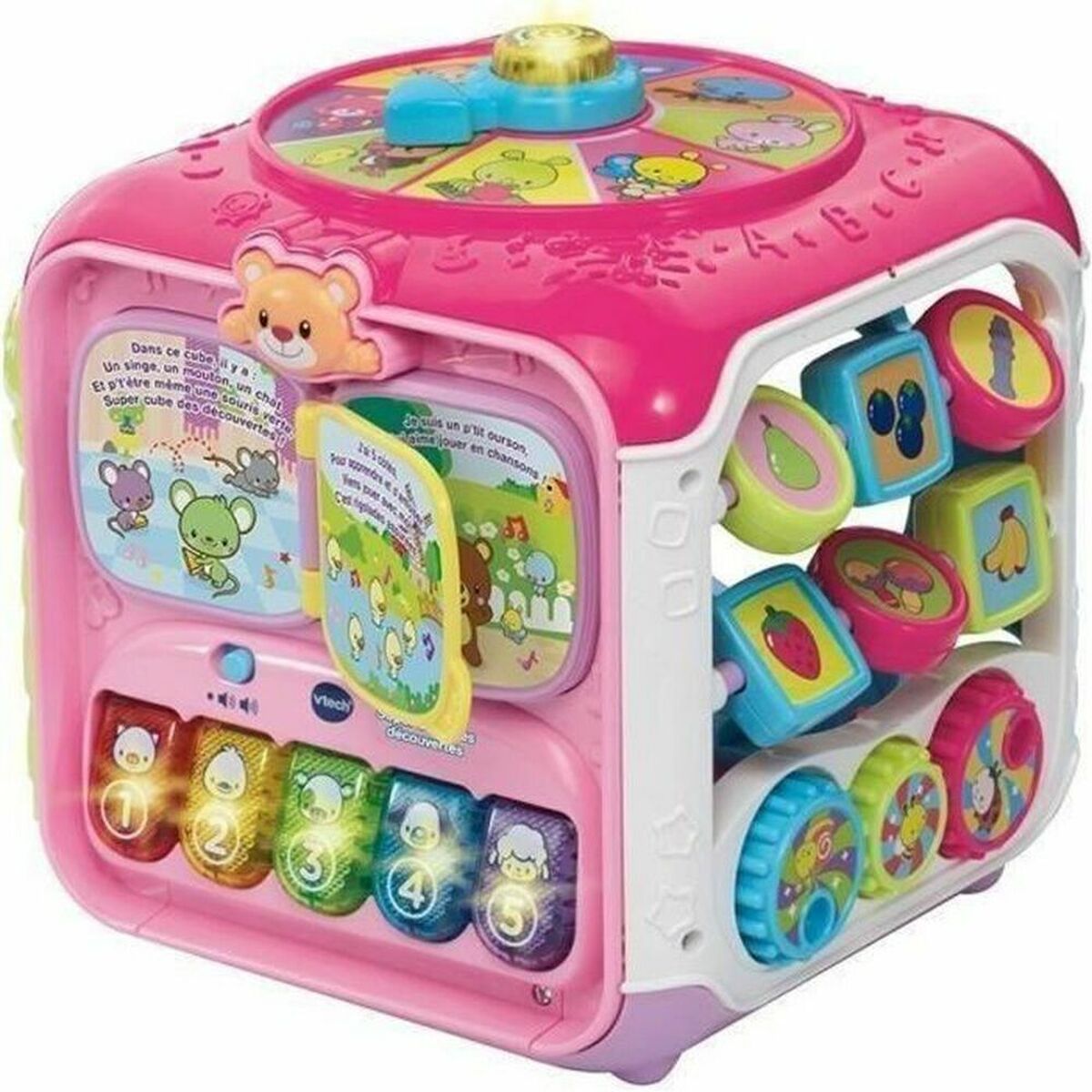 Joc Educativ Vtech Baby Super cube des découvertes rose - Jucarii si jocuri, Jocuri și accesorii