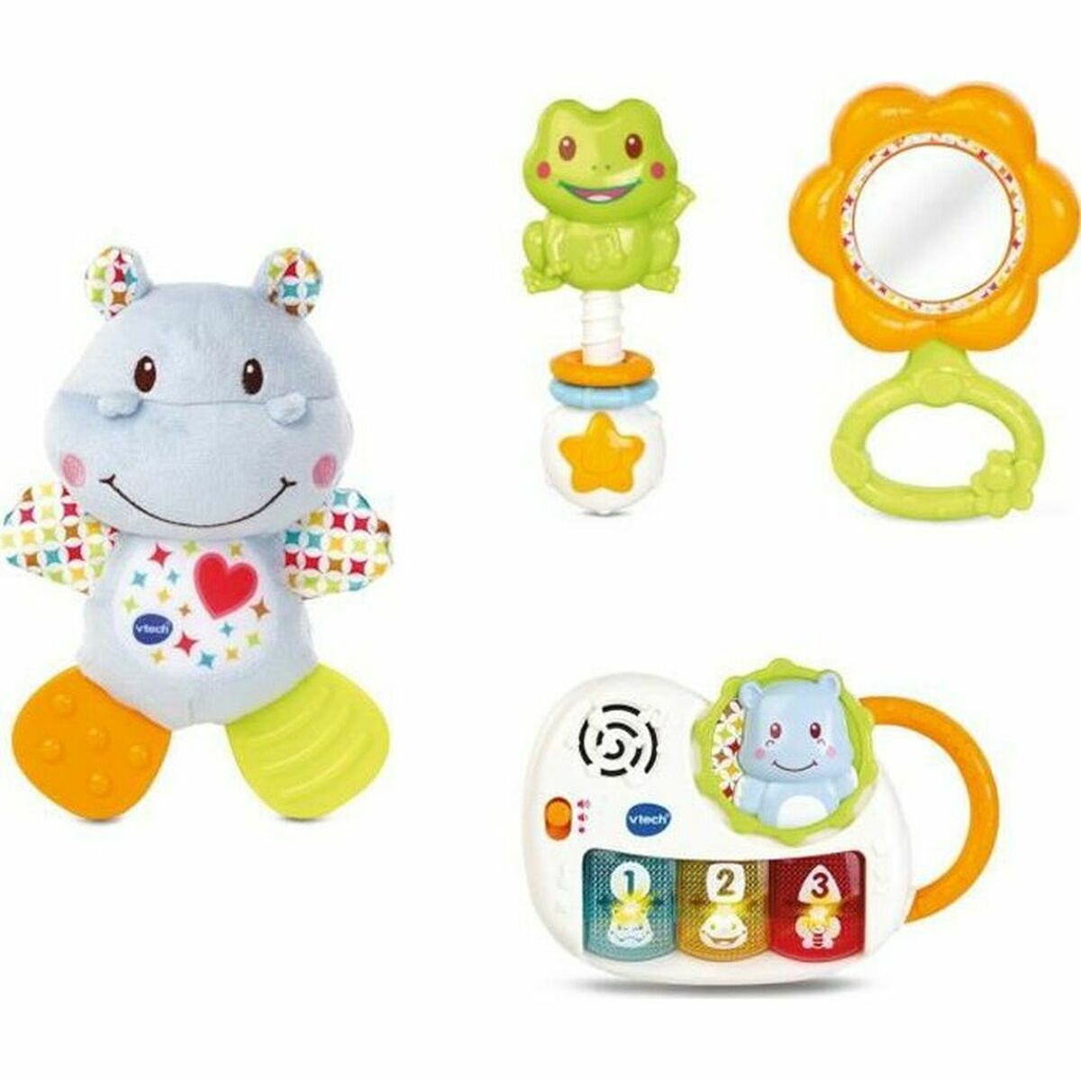 Jucărie educațională Vtech Baby 80-522005 4 Piese - Bebelus, Jucăriile copilăriei timpurii