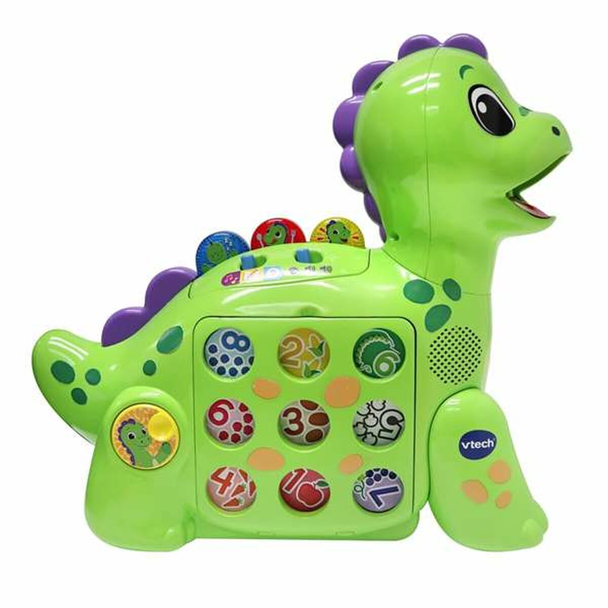 Jucărie interactivă Vtech 35 x 13,3 x 33 cm Verde Dinozaur Jucărie interactivă Desen Magnetic Măr - Bebelus, Jucăriile copilăriei timpurii
