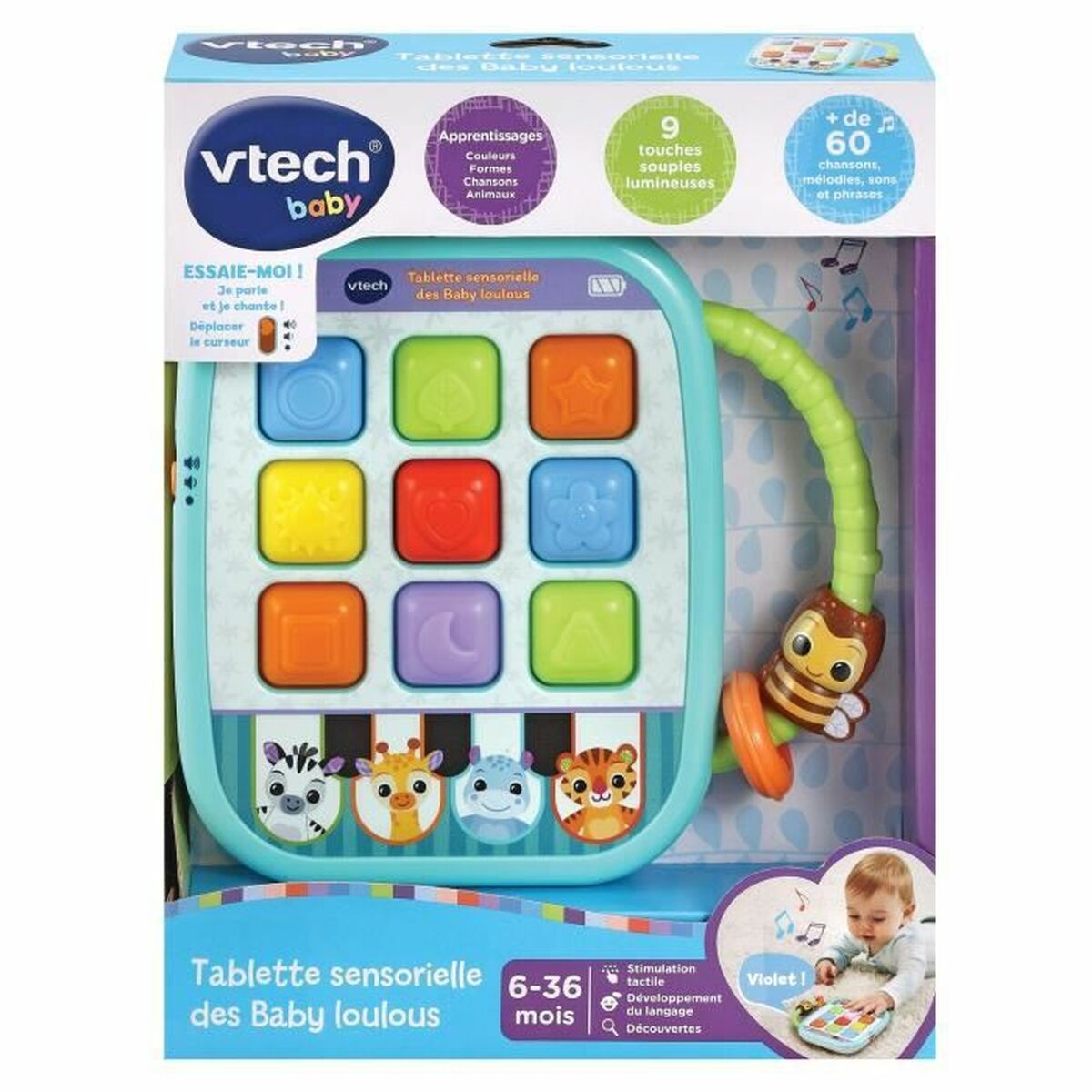Joc Educativ Vtech Baby TABLETTE SENSORIELLE DES BABY LOULOUS - Jucarii si jocuri, Jocuri și accesorii