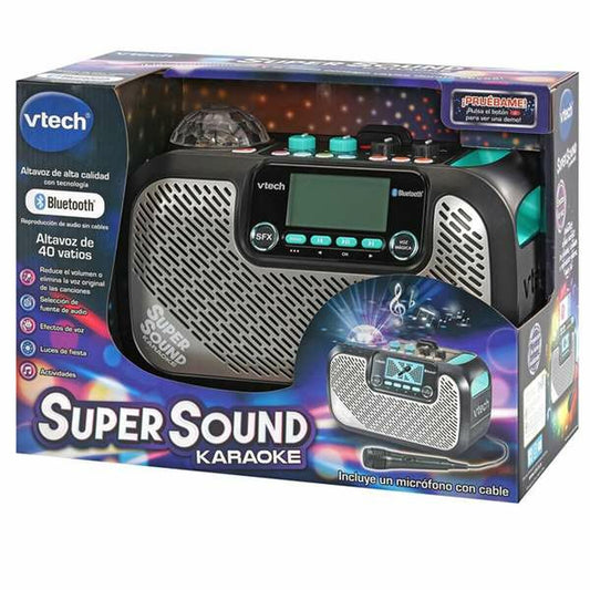 Difuzor cu Microfon Karaoke Vtech Super Sound - Jucarii si jocuri, Jucării electronice