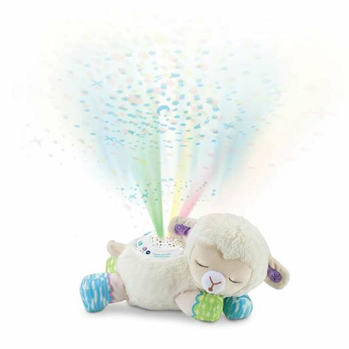 Jucărie de Pluș Oaie cu Proiector LED Vtech Sweet Dreams 15 x 32 x 12 cm - Bebelus, Dormitor