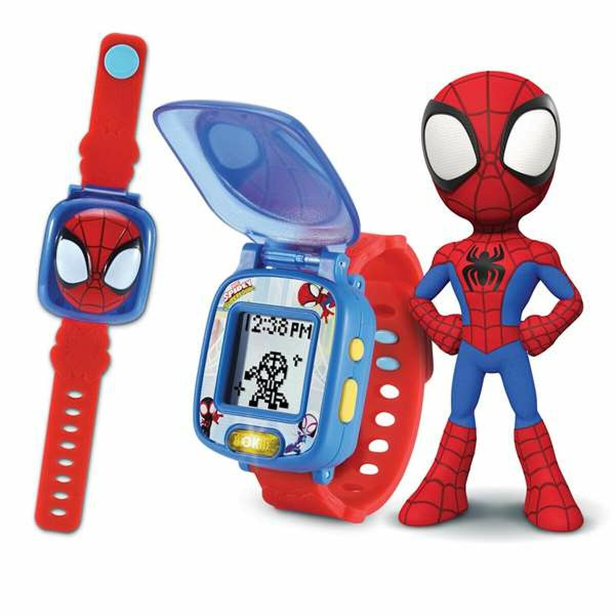 Ceas Copii Spidey 22,5 x 4,8 x 3 cm Multifuncție - Bebelus, Jucăriile copilăriei timpurii