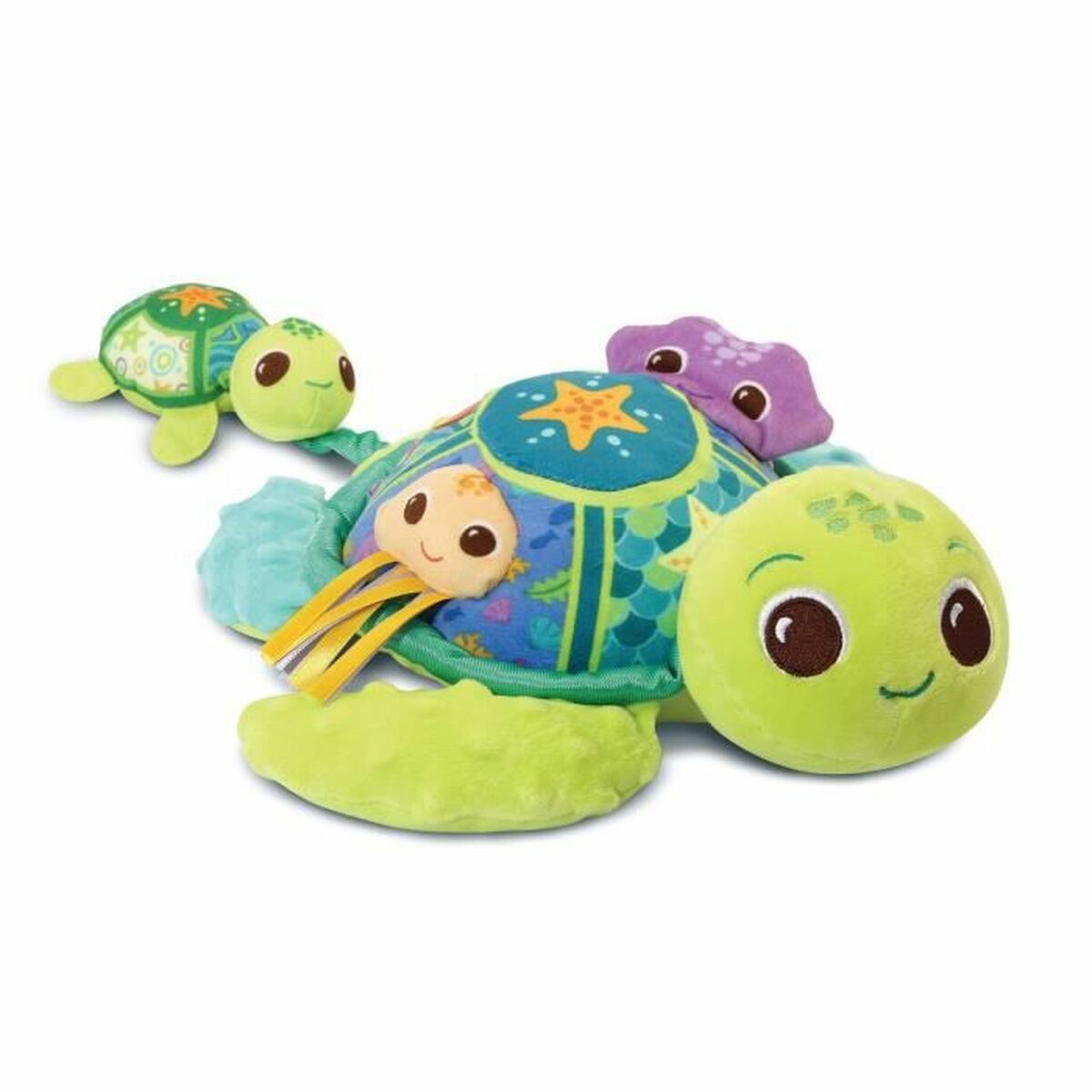 Jucărie de Pluș Vtech Baby Juju, Mother Turtle + 6 Luni Reciclat Muzical - Jucarii si jocuri, Jucării de pluș