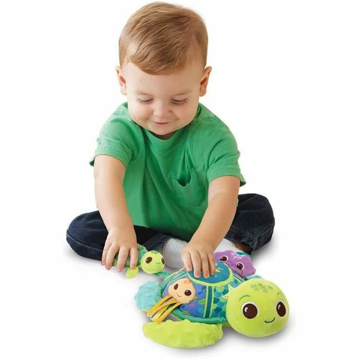 Jucărie de Pluș Vtech Baby Juju, Mother Turtle + 6 Luni Reciclat Muzical - Jucarii si jocuri, Jucării de pluș