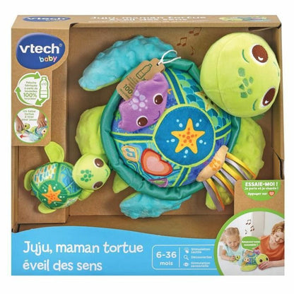 Jucărie de Pluș Vtech Baby Juju, Mother Turtle + 6 Luni Reciclat Muzical - Jucarii si jocuri, Jucării de pluș