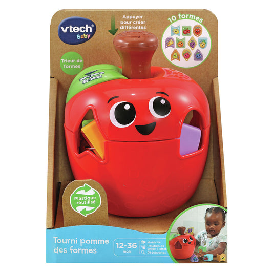 Jucărie interactivă pentru bebeluși Vtech Baby Tourni Pomme Des Formes - Bebelus, Jucăriile copilăriei timpurii