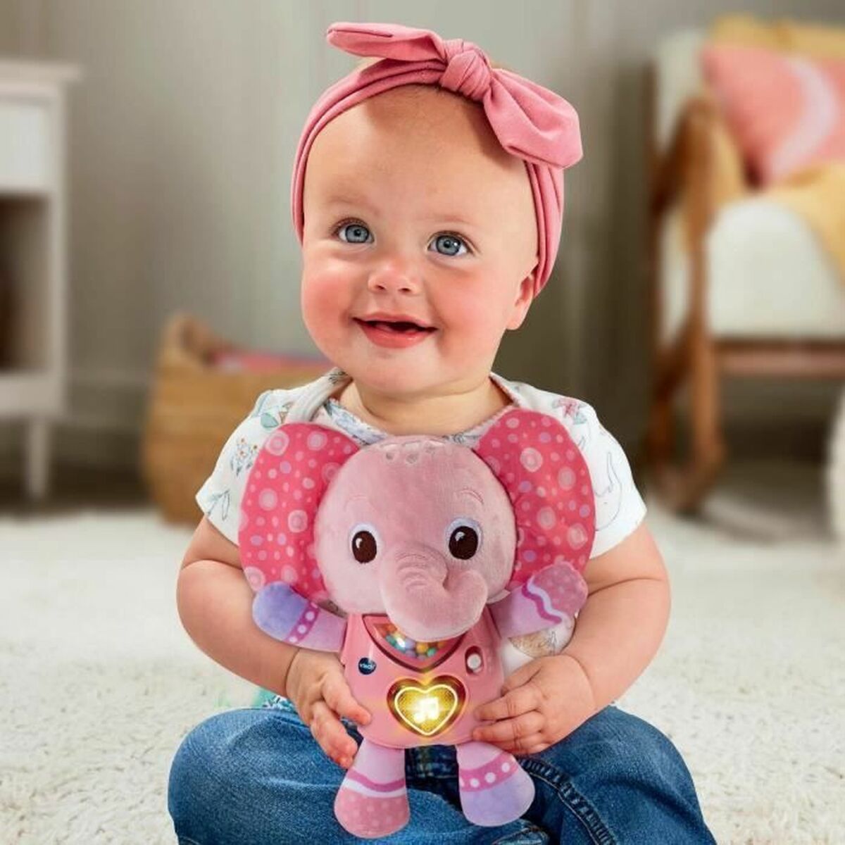 Jucărie educațională Vtech Baby Lumi Chan t ´éléphaunteau (FR) - Bebelus, Jucăriile copilăriei timpurii