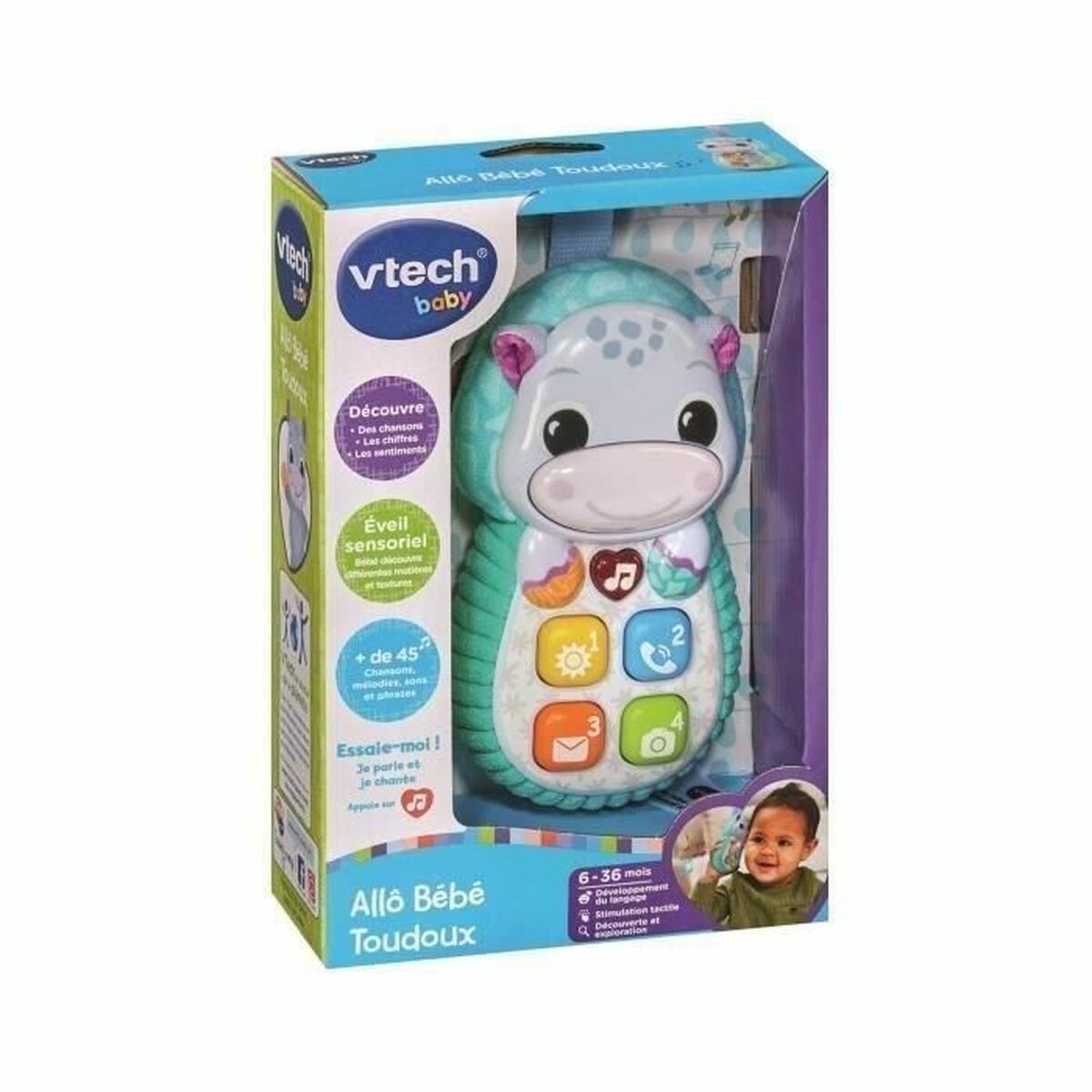 Jucărie educațională Vtech Baby Allô Bébé Todoux (FR) - Bebelus, Jucăriile copilăriei timpurii