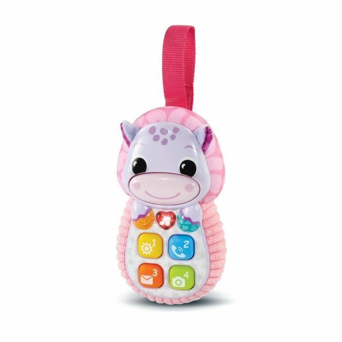 Jucărie educațională Vtech Baby Allô Bébé Todoux (FR) Roz - Bebelus, Jucăriile copilăriei timpurii