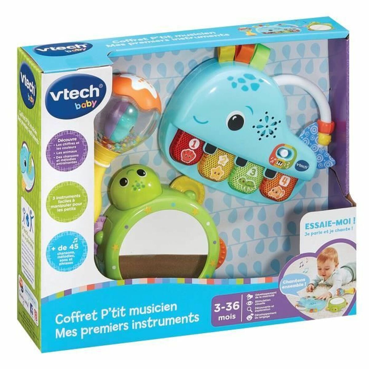 Zornăitoare Vtech Baby Muzical - Bebelus, Jucăriile copilăriei timpurii