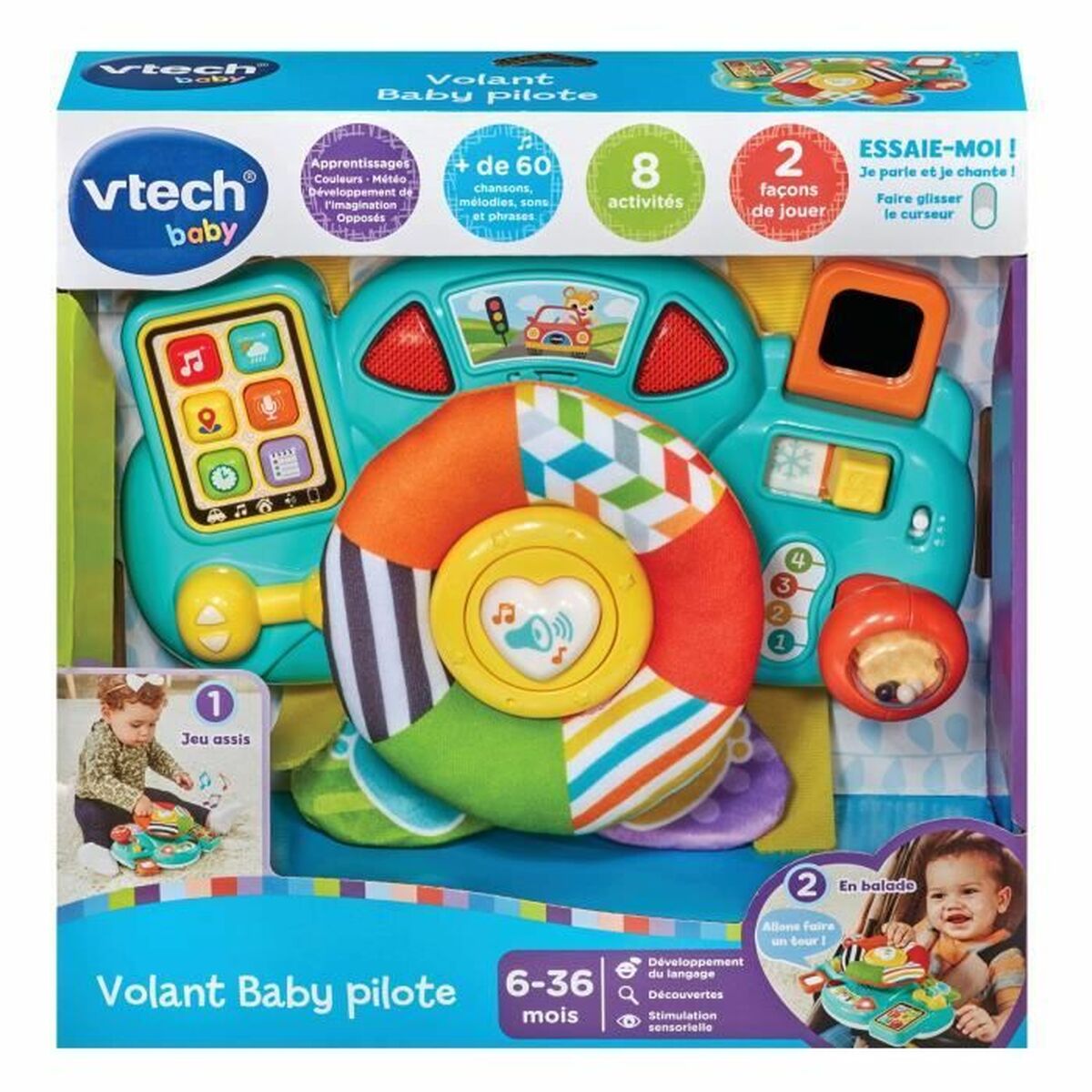 Jucărie educațională Vtech Baby Volant Baby Pilote (FR) - Bebelus, Jucăriile copilăriei timpurii