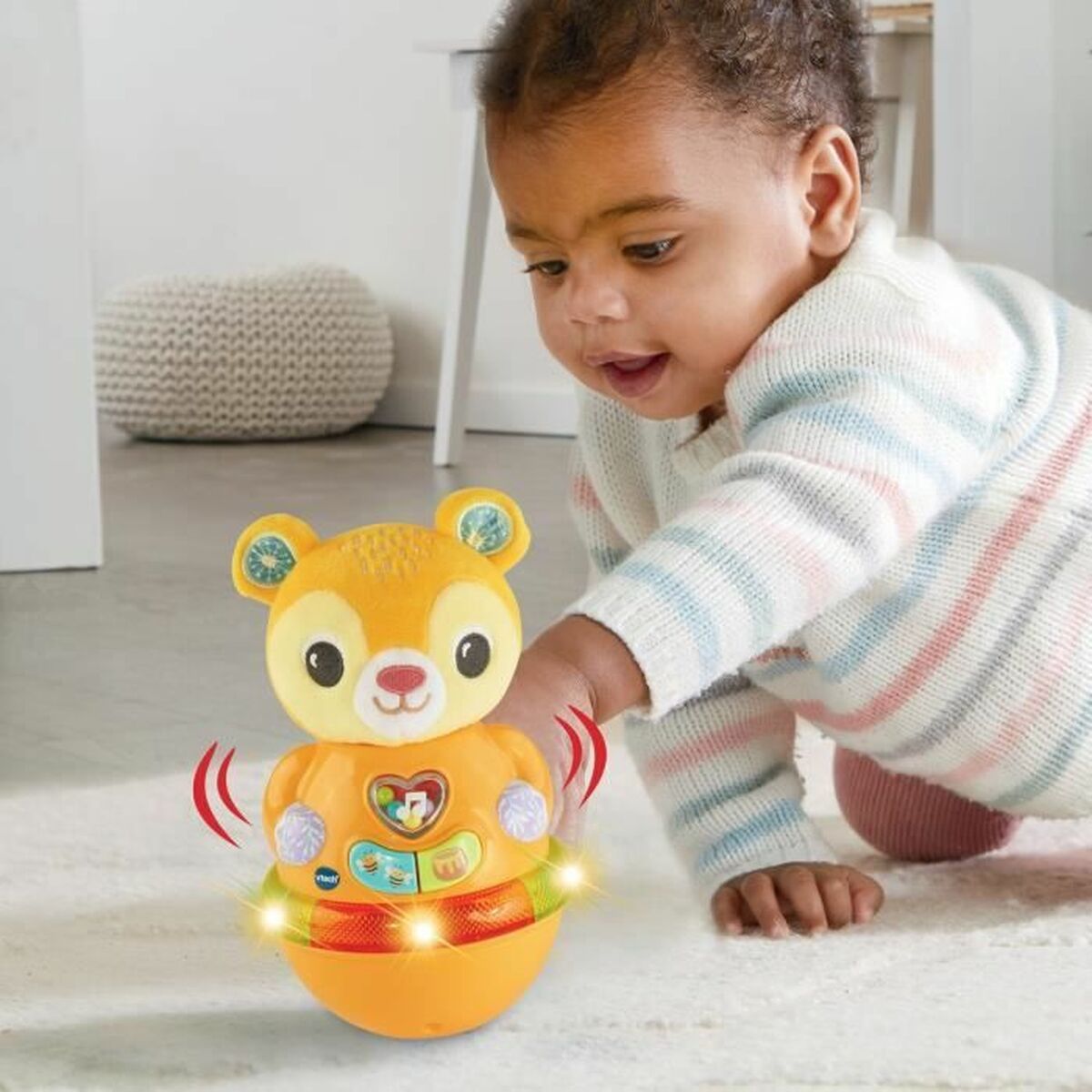 Jucărie educațională Vtech Baby Bonbon, mon ourson culbuto (FR) - Bebelus, Jucăriile copilăriei timpurii