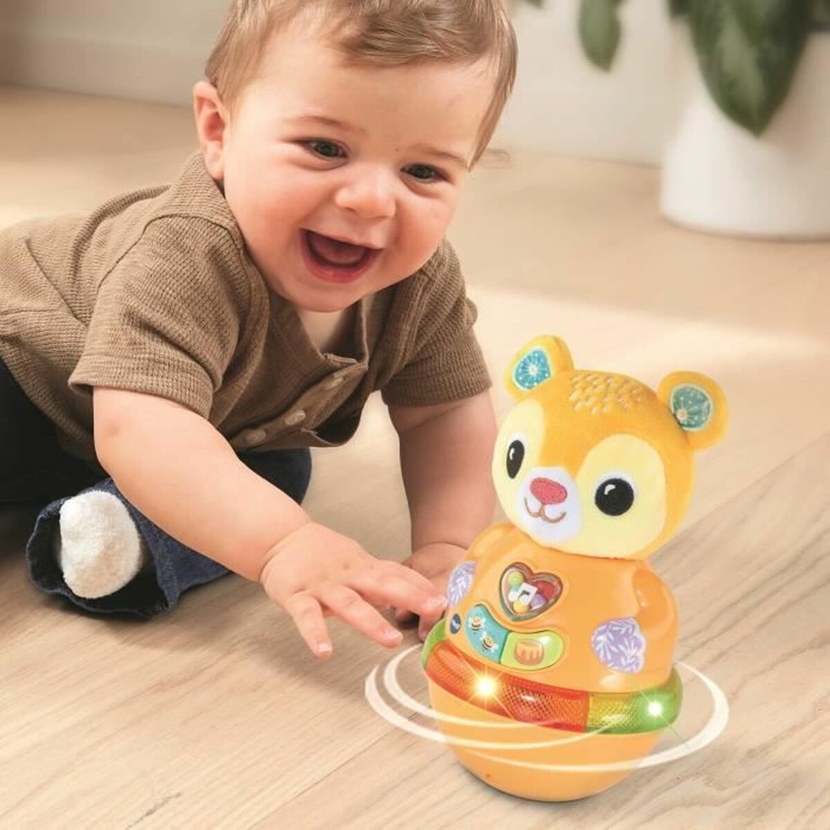 Jucărie educațională Vtech Baby Bonbon, mon ourson culbuto (FR) - Bebelus, Jucăriile copilăriei timpurii