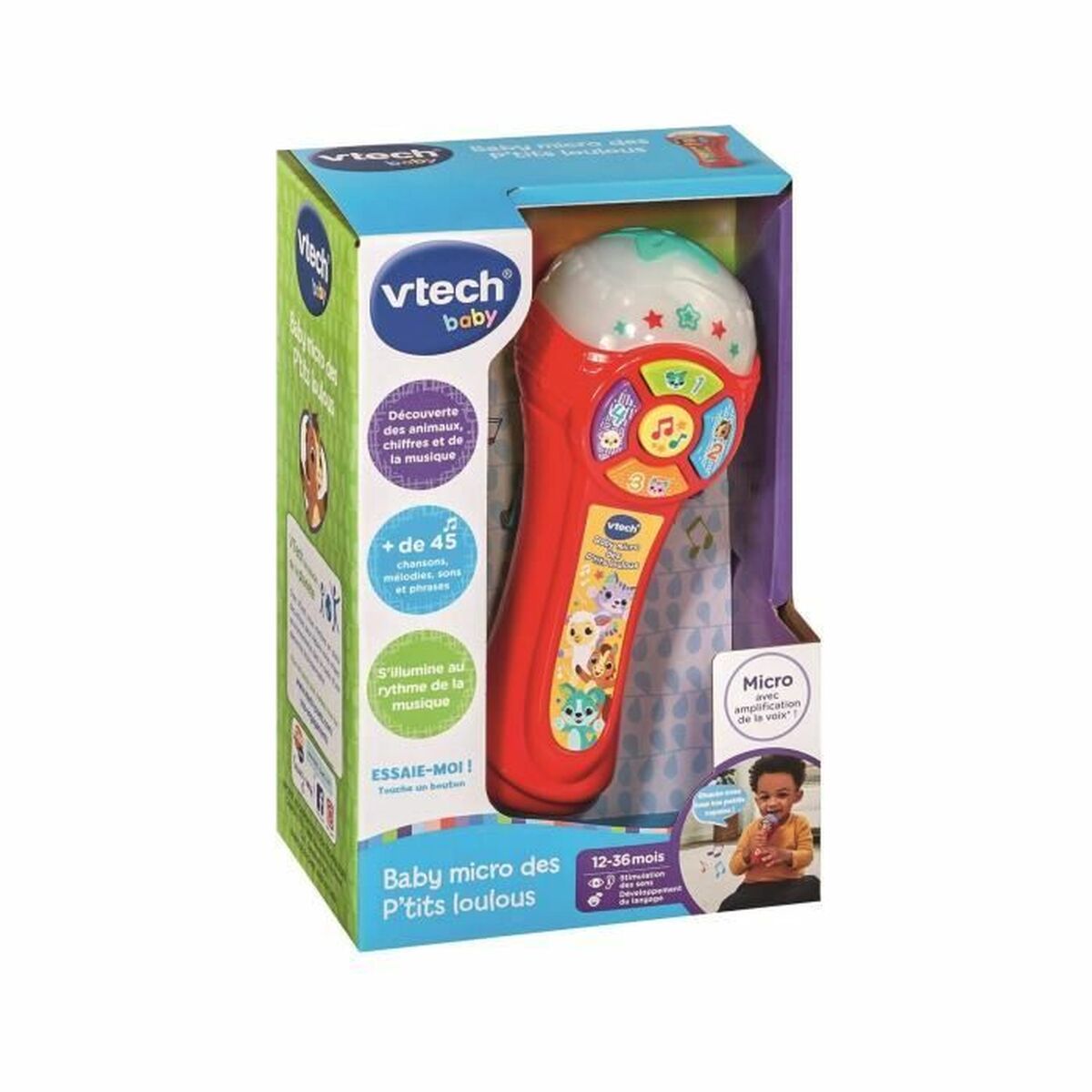 Jucărie educațională Vtech Baby Baby micro des P´tits lolous (FR) - Bebelus, Jucăriile copilăriei timpurii