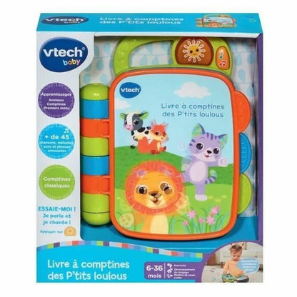 Jucărie educațională Vtech Baby Livre à comptines des P´tits Loulous (FR) - Bebelus, Jucăriile copilăriei timpurii