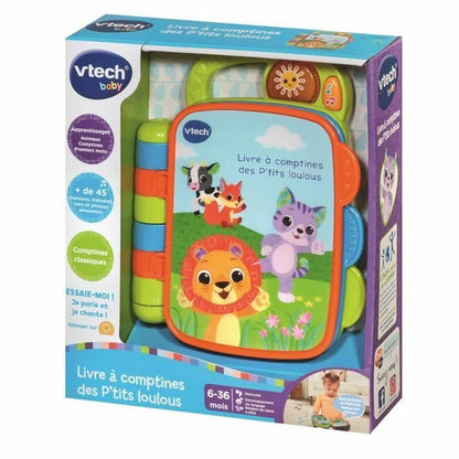 Jucărie educațională Vtech Baby Livre à comptines des P´tits Loulous (FR) - Bebelus, Jucăriile copilăriei timpurii