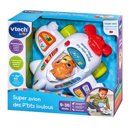 Jucărie educațională Vtech Baby Super avion des P´tits Loulous (FR) - Bebelus, Jucăriile copilăriei timpurii