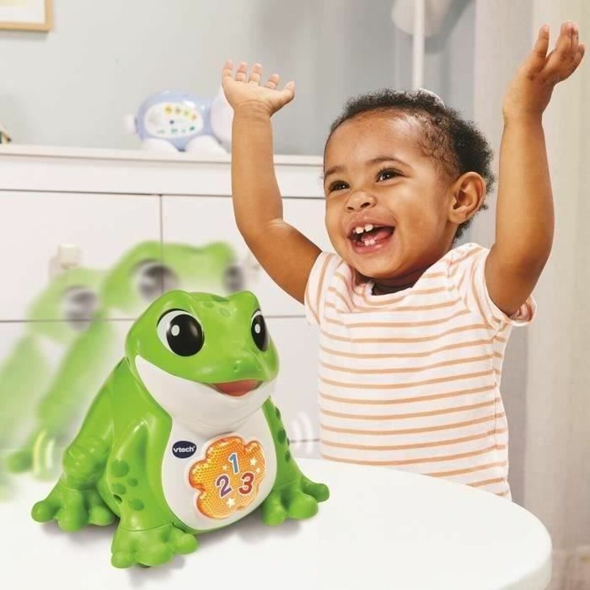Jucărie educațională Vtech Baby Pop, ma grenouille hop hop (FR) - Bebelus, Jucăriile copilăriei timpurii