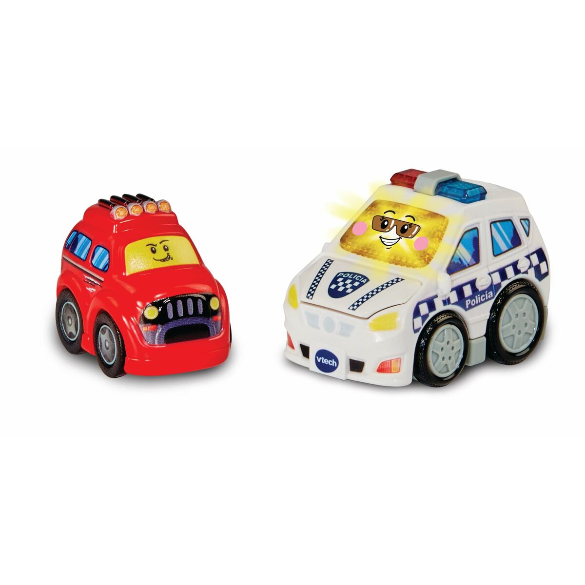 Set de Jucării cu Vehicule Vtech Tut Tut Bolidos 28 x 11,5 x 28 cm Polițist - Jucarii si jocuri, Vehicule