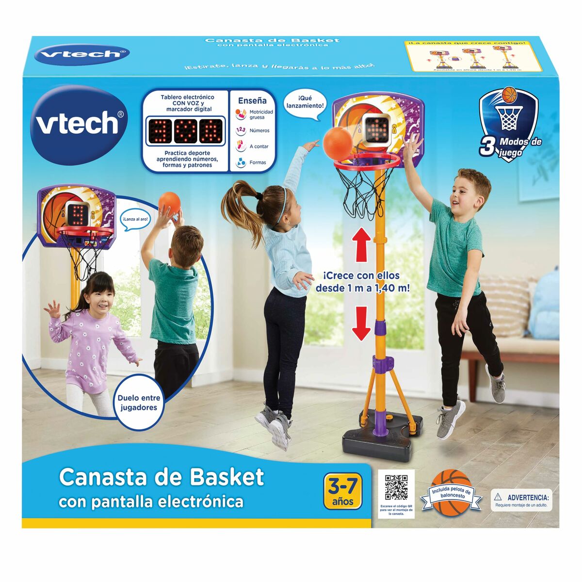 Coș de Baschet Vtech 80-571422-022 - Jucarii si jocuri, Jucării electronice