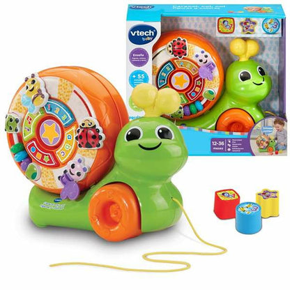 Jucărie de tras și împins Vtech Caracol - Bebelus, Jucăriile copilăriei timpurii